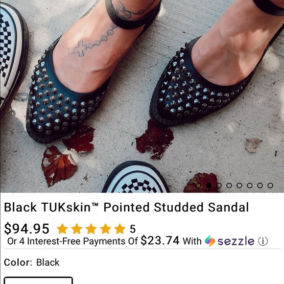 T.U.K. Studded Sandal - Picture 3 of 6